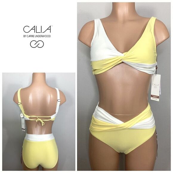 New. Calia twist front bikini set. S-top/XS-bottom. - Picture 1 of 11
